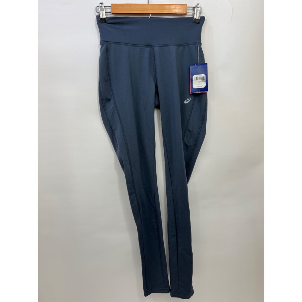 ASICS Women Cold Weather Tight Leggings Blue Gray 2012A401 Small NWT